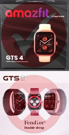 Amazfit GTS 4 Mini / GTS 4 / GTS4 Mini / GTS4 2-in-1 Full Cover Case with Tempered Glass Protector Screen