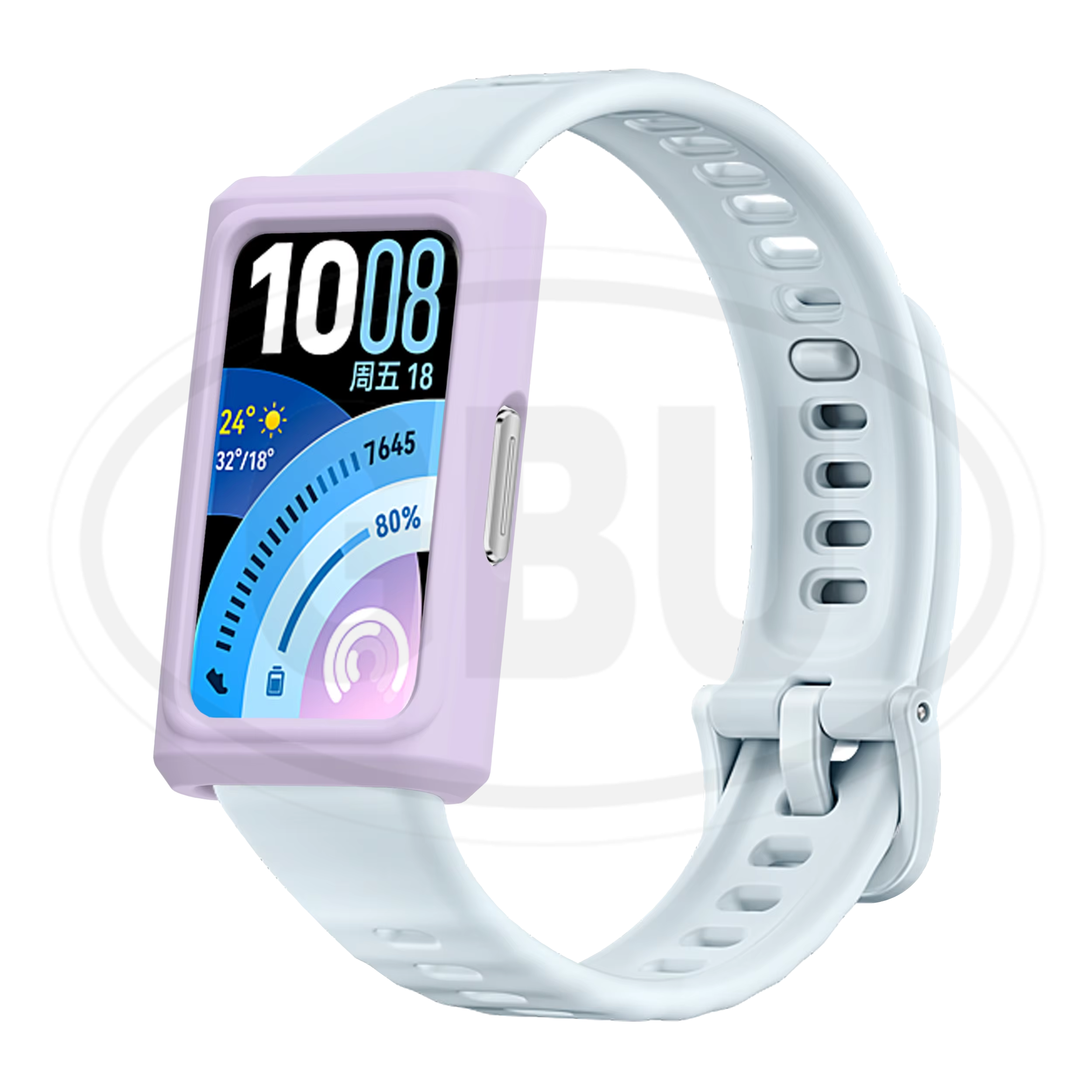 Huawei Band 11 / Huawei Band 11 Pro Sarung Full Built-in Tempered Glass / Sarung Half Silikon - No Screen Cover