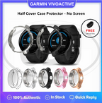 Compatible with Garmin Vivoactive 3 / Vivoactive 3 Element TPU Half Cover Protector Case - No Screen (NOT ORIGINAL)