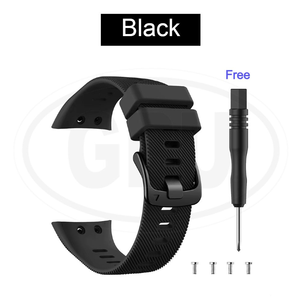 Garmin Forerunner 45 / Forerunner 45s / Swim 2 Smartwatch Tali Silikon Lembut / Watch Strap (High Quality)