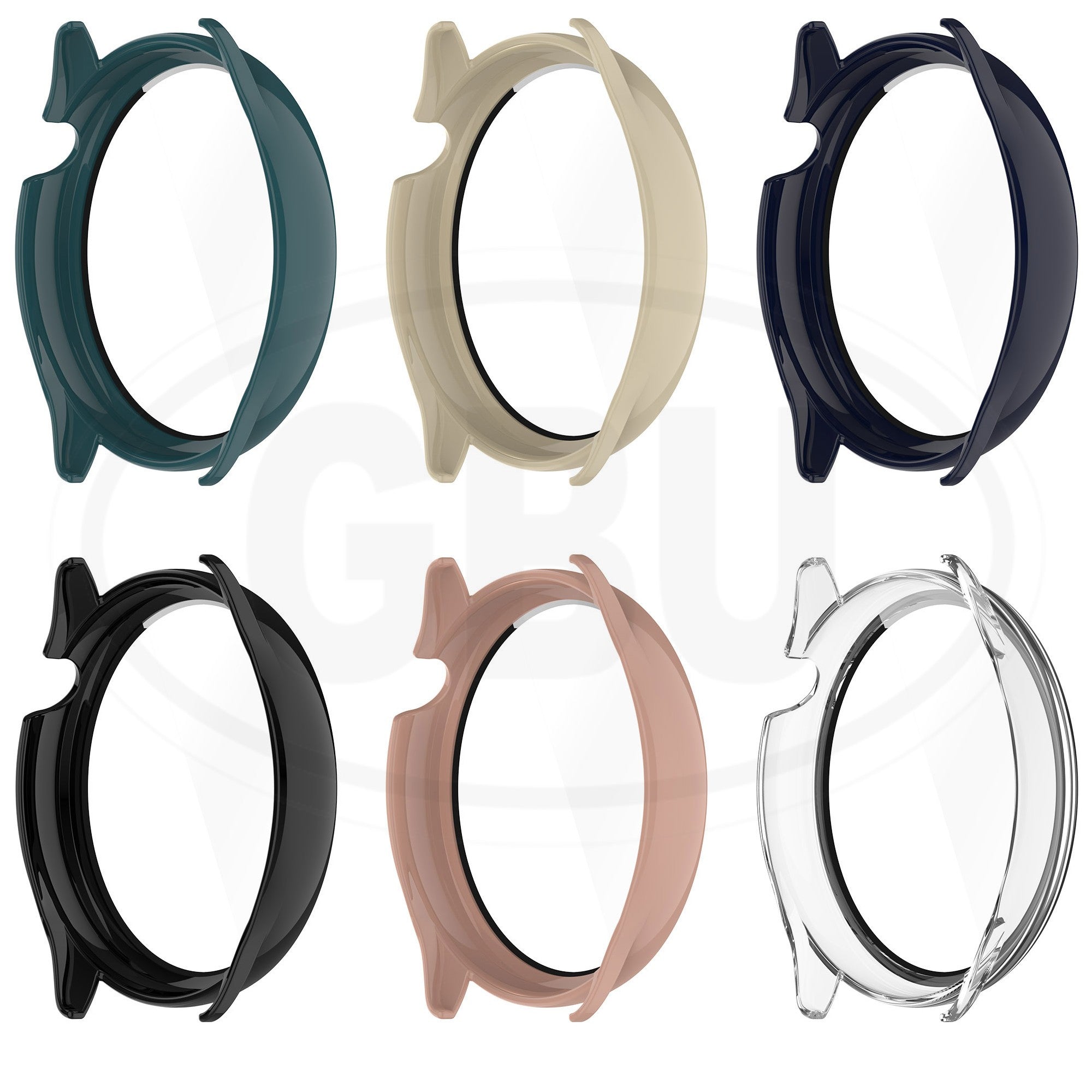 Amazfit GTR Mini 2-in-1 Full Cover Case with Tempered Glass Protector Screen