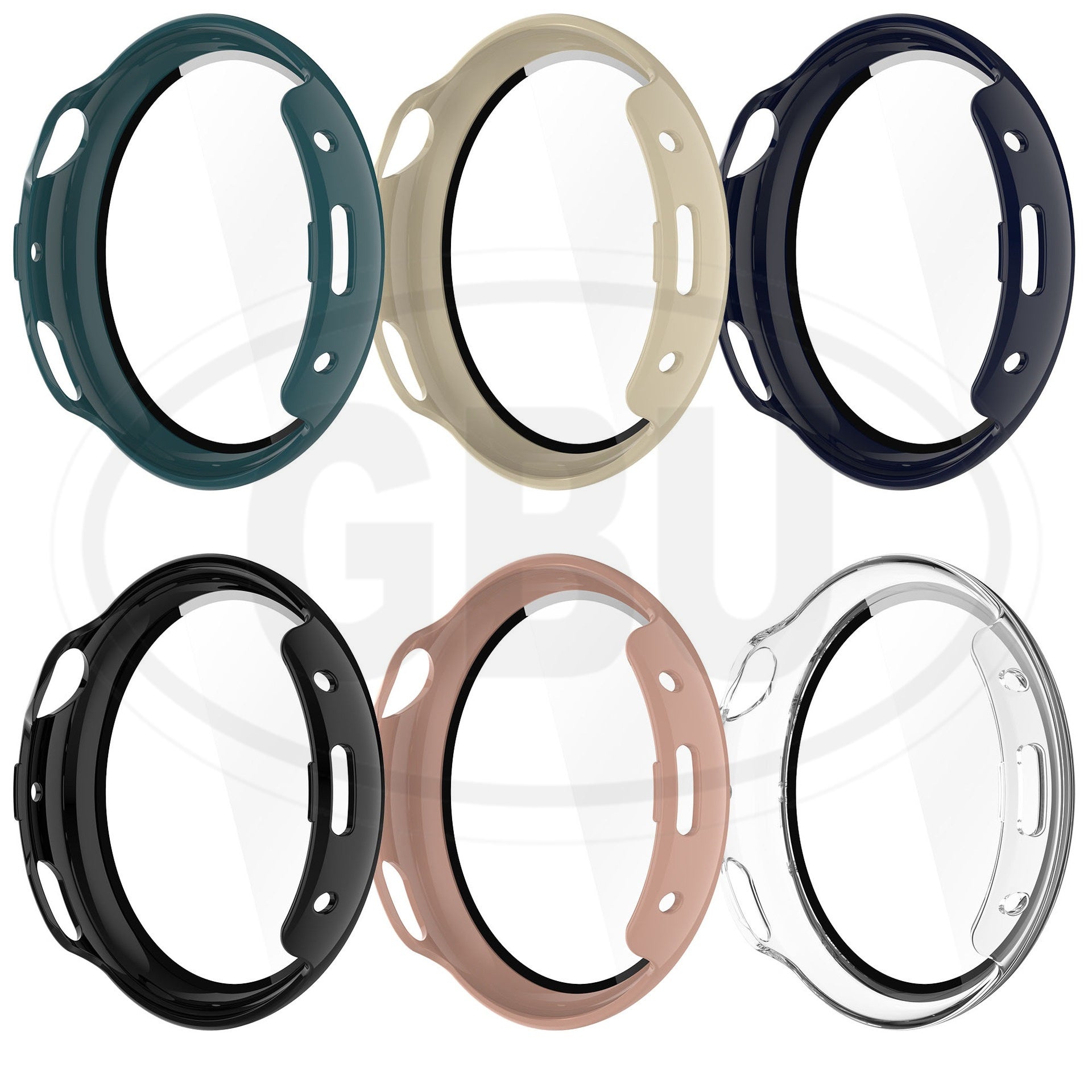 Vivo Watch 3 Sarung Full Built-in Tempered Glass / Sarung Half Silikon - No Screen