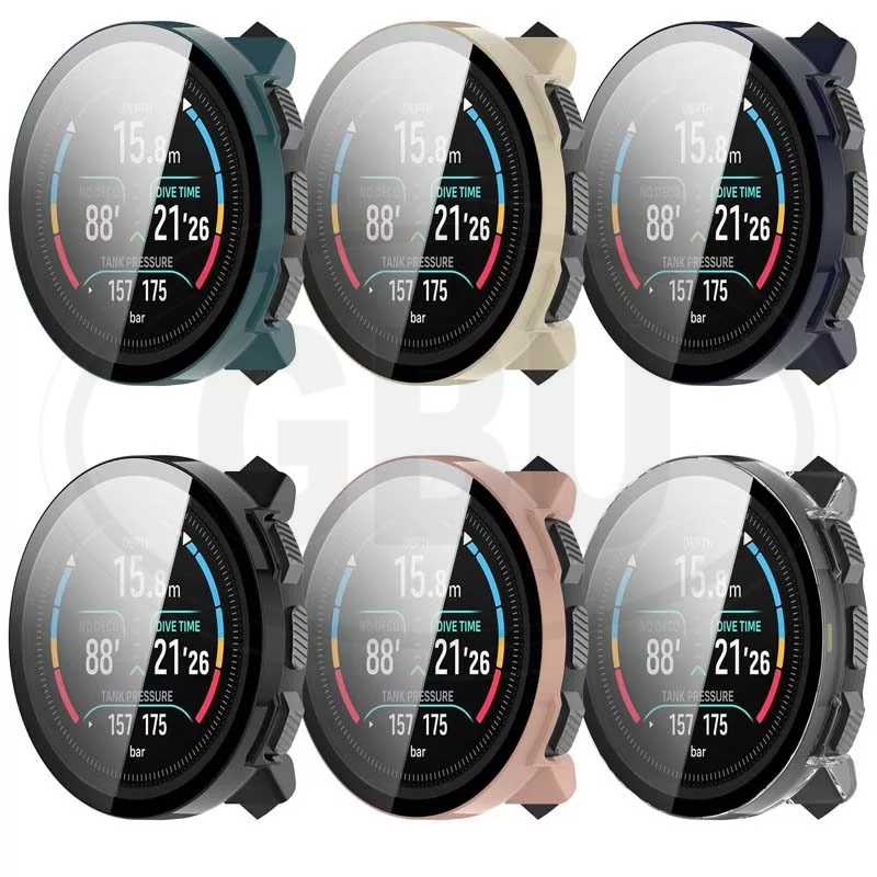 Suunto Nautic S Sarung Full Built-in Tempered Glass Cover