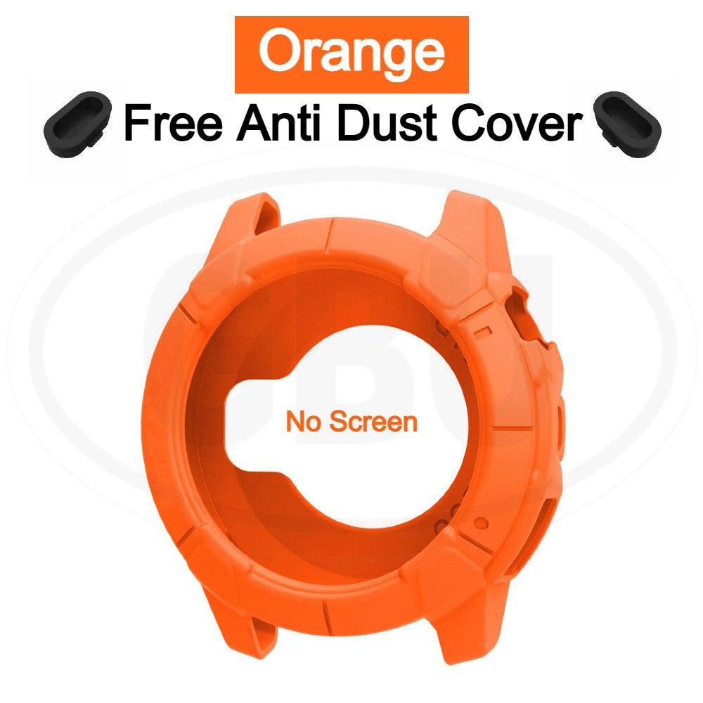 Coros Nomad Sarung Full Built-in Tempered Glass / Sarung Half Silikon - No Screen  PERCUMA Anti-Dust Cover
