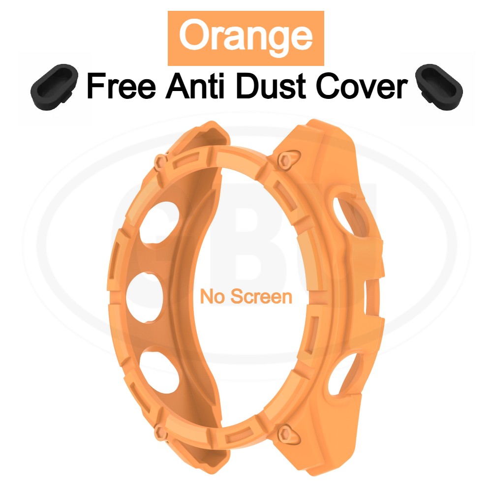 Garmin Fenix E / Fenix 8 Amoled / Fenix 8 Solar / Fenix 8 PU Half Cover Protector Case - No Screen  Anti Dust Cover