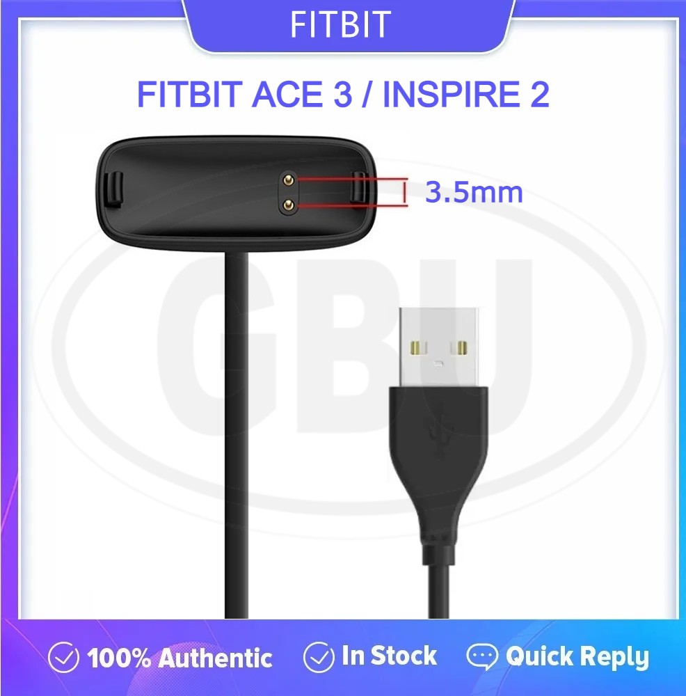 Fitbit Inspire 3 / Inspire 2 / Inspire / Ace 3 / Ace 2 Charger USB Charging Cable