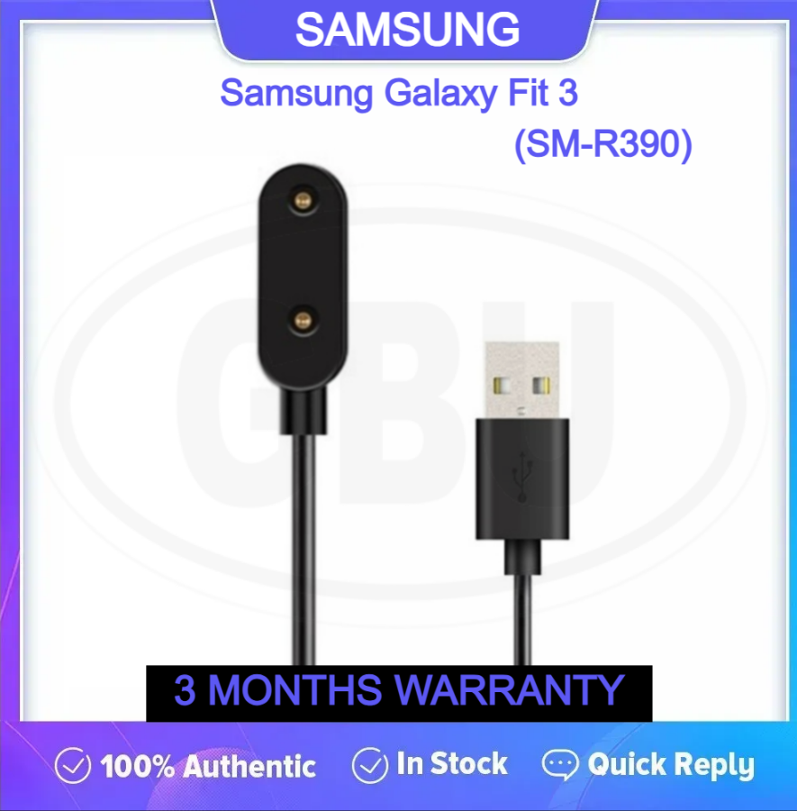 Samsung Galaxy Fit 3 / Fit3 / SM-R390 / R390 Smart Watch Magnetic USB Data Charging Cable - Dock Charger