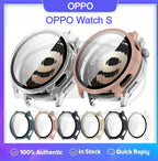 OPPO Watch S Sarung Full Built-in Tempered Glass Cover