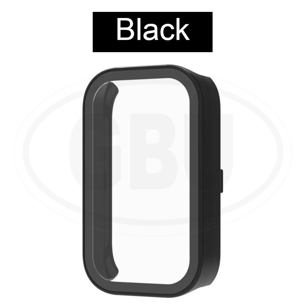 Xiaomi Smart Band 8 Active / Mi Band 8 Active Full Cover Case with Tempered Glass Protector Screen - 2-in-1 Cover