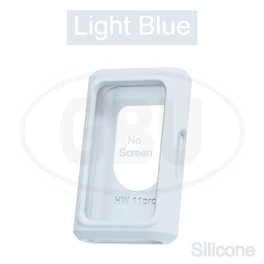 Huawei Band 11 / Huawei Band 11 Pro Sarung Full Built-in Tempered Glass / Sarung Half Silikon - No Screen Cover