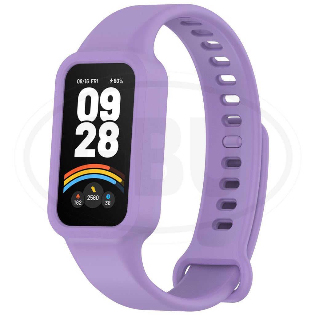 Compatible with Xiaomi Smart Band 9 Active / Mi Band 9 Active Soft Silicone Replacement Strap Band (NOT ORIGINAL)