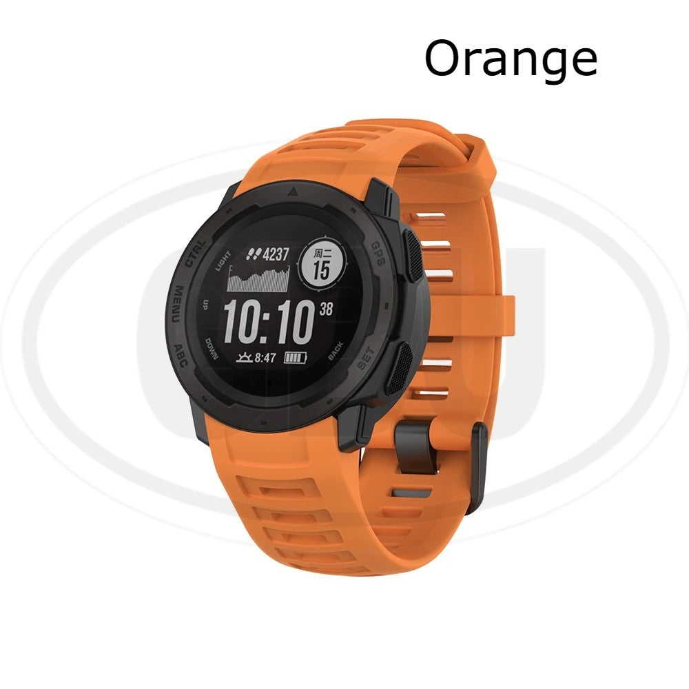 Garmin Instinct / Instinct Tactical / Instinct Solar / Instinct Esports Soft Silicone Strap Band - 22mm