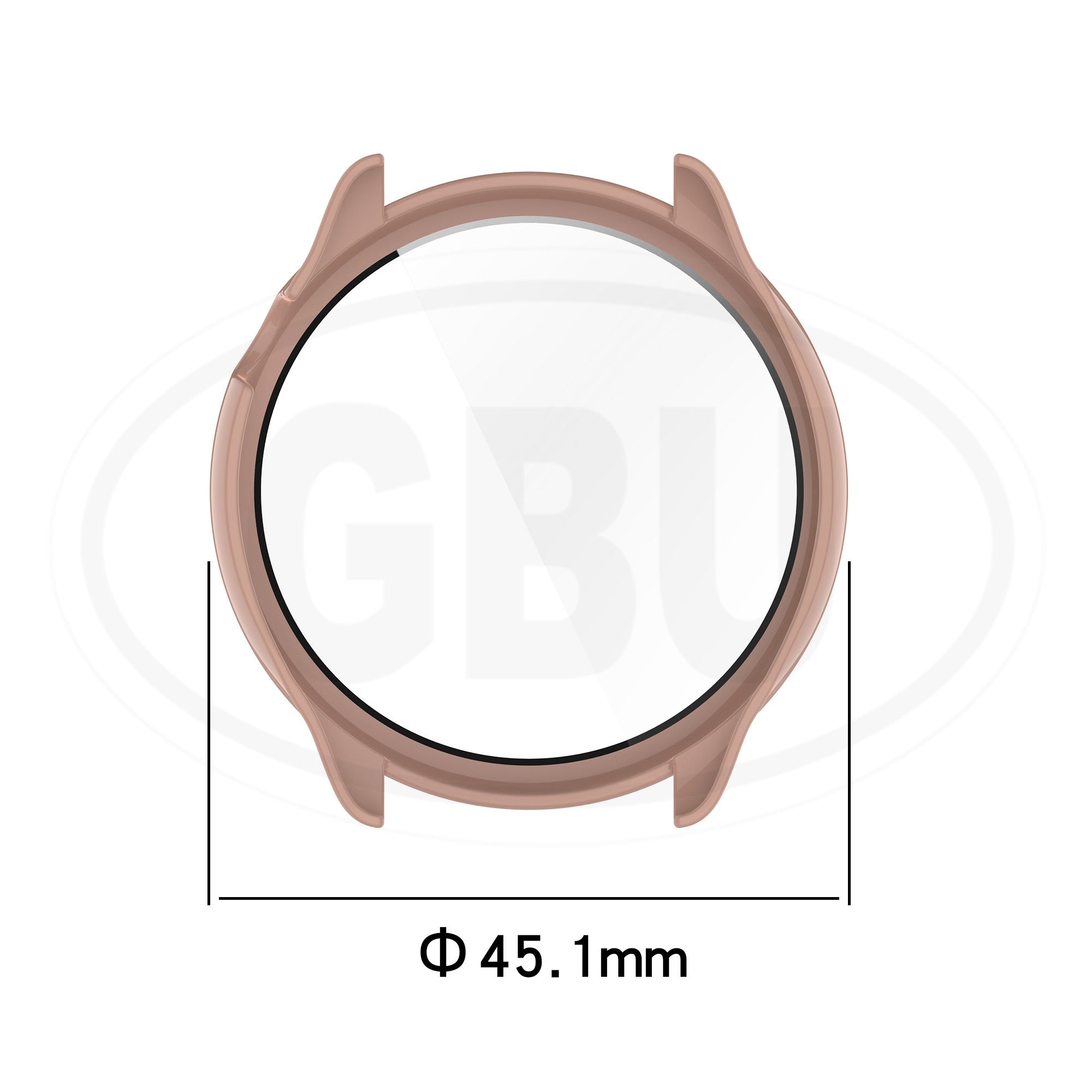 Amazfit GTR Mini 2-in-1 Full Cover Case with Tempered Glass Protector Screen