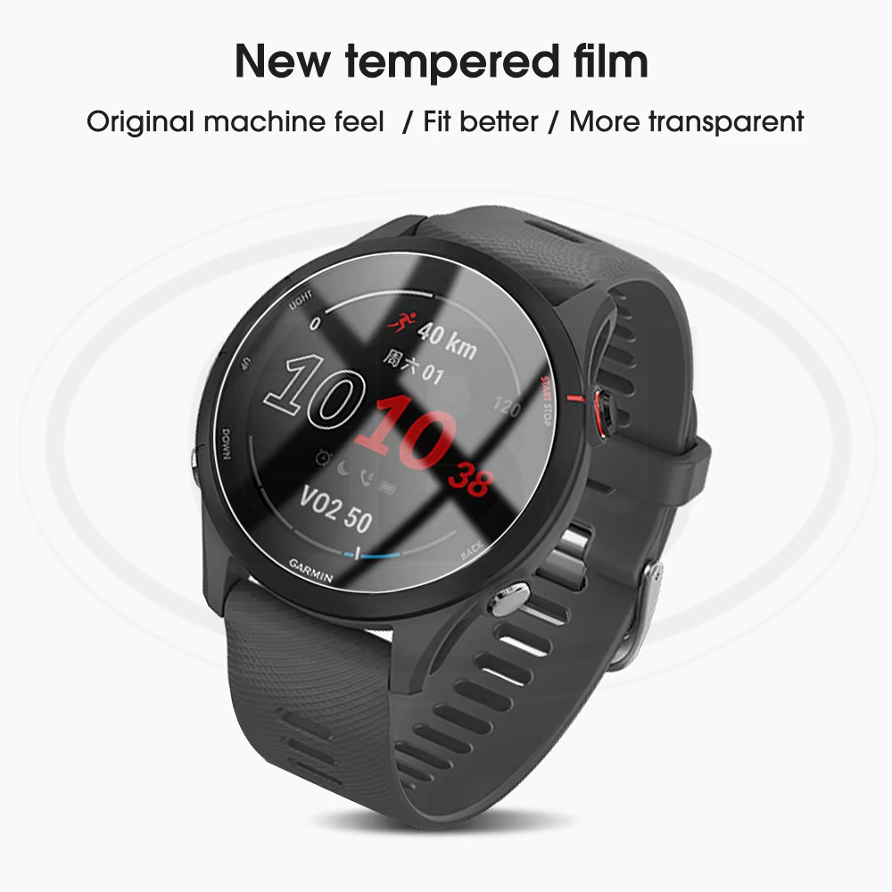 [2pcs] Garmin Forerunner 255 / Forerunner 255s / FR255 / FR255s Screen Protector HD Tempered Glass