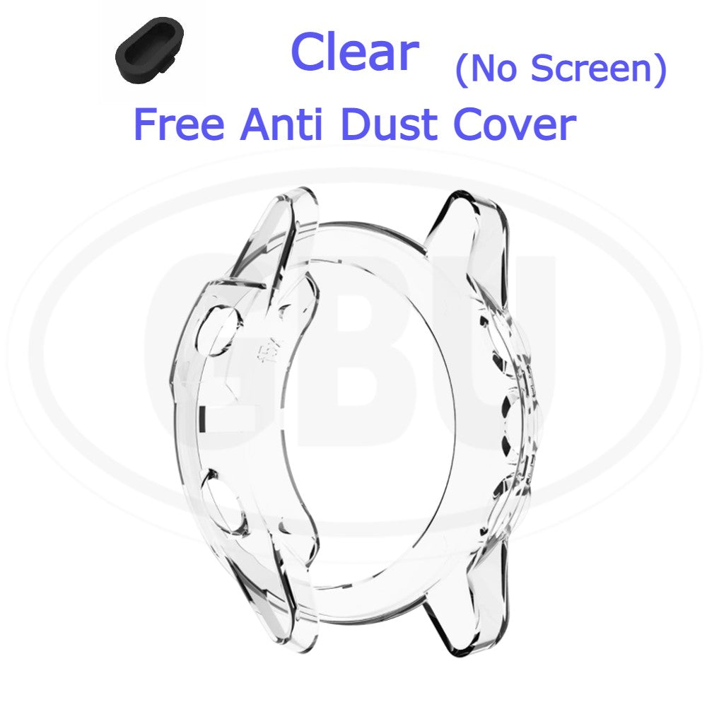 Garmin Fenix 6X / Fenix 6S / Fenix 6 TPU Half Cover Protector Case - No Screen