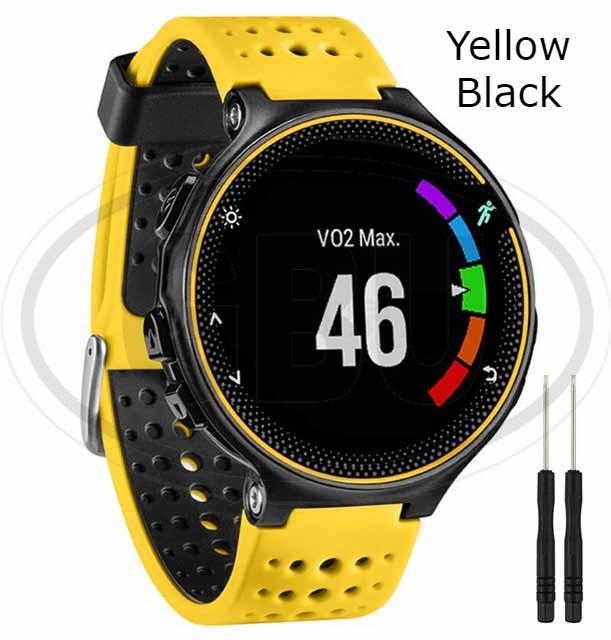 Garmin Forerunner 235 735XT 230 630 Approach S5 S6 Soft Silicone Strap Band - 22mm