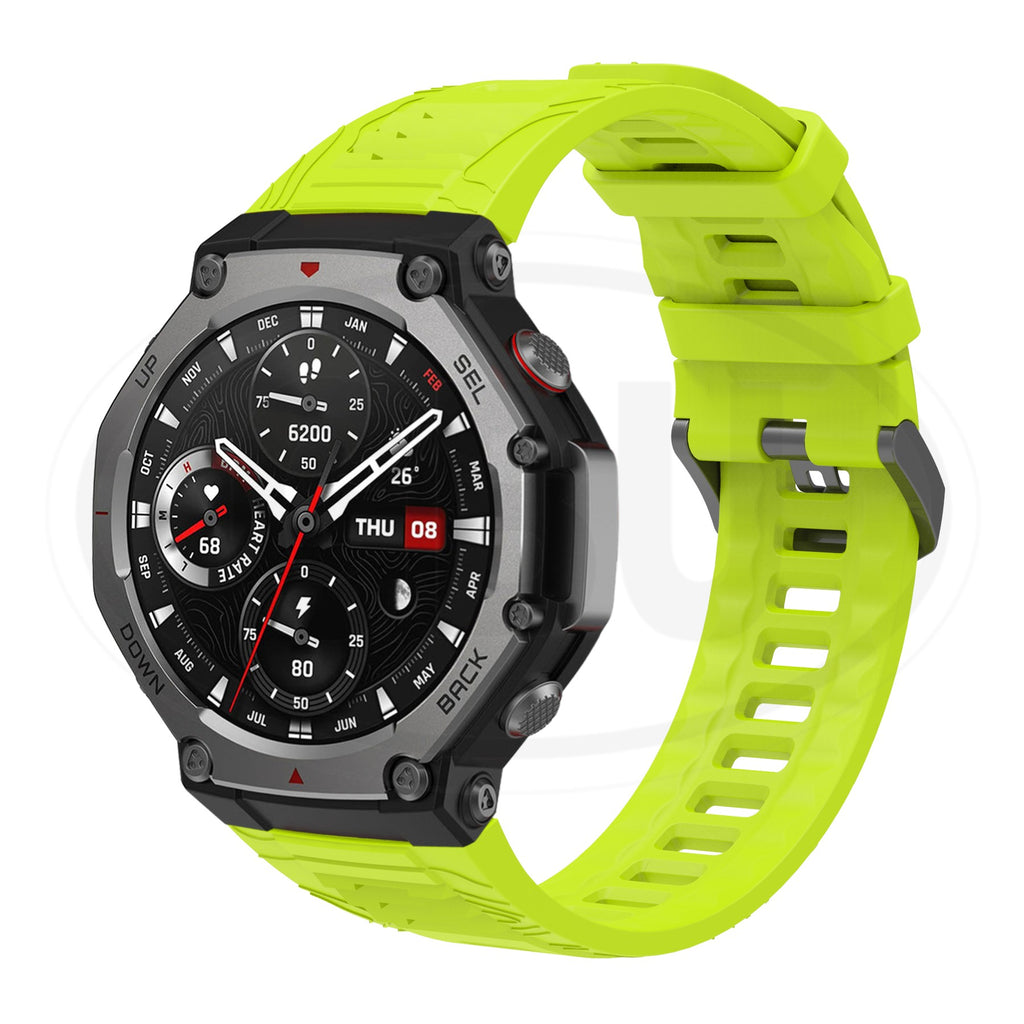 Compatible with Amazfit T Rex 3 / T-Rex 3 Strap Soft Silicone Strap Band (NOT ORIGINAL)