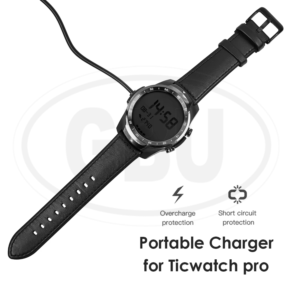 Mobvoi Ticwatch Pro 2020 / Ticwatch Pro USB Charging Cable Charger Charging Dock Cradle - High Quality