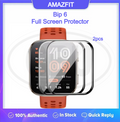 < 2pcs > Amazfit Bip 6 3D Full Cover Screen Protector - Full Screen