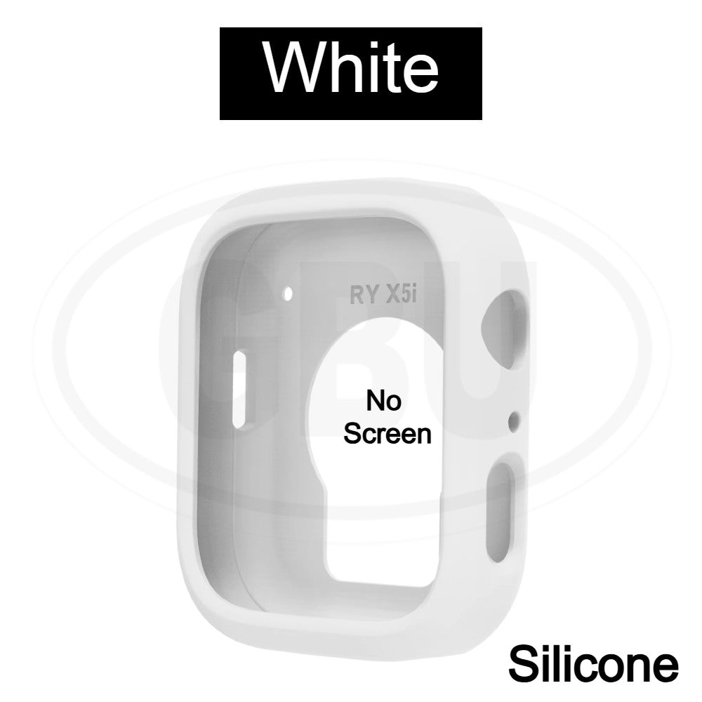 Honor Watch X5i Sarung Full Built-in Tempered Glass Cover / Sarung Half Silikon - No Screen