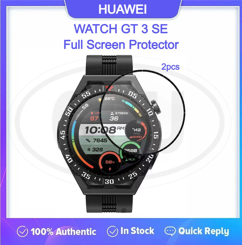 [2pcs] Huawei Watch GT3 SE / GT 3 SE 3D Full Cover Screen Protector - Full Screen