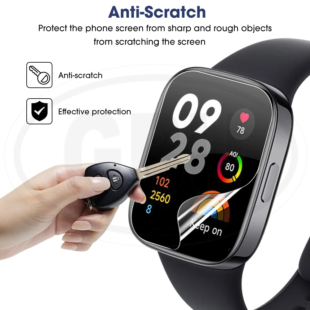 [2pcs] Xiaomi Redmi Watch 3 / Redmi Watch 3 Active Hydrogel Watch Screen Protector