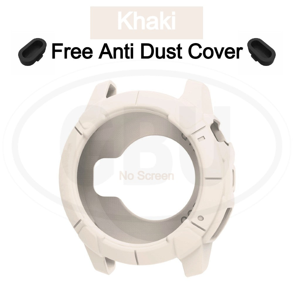 Coros Nomad Sarung Full Built-in Tempered Glass / Sarung Half Silikon - No Screen  PERCUMA Anti-Dust Cover
