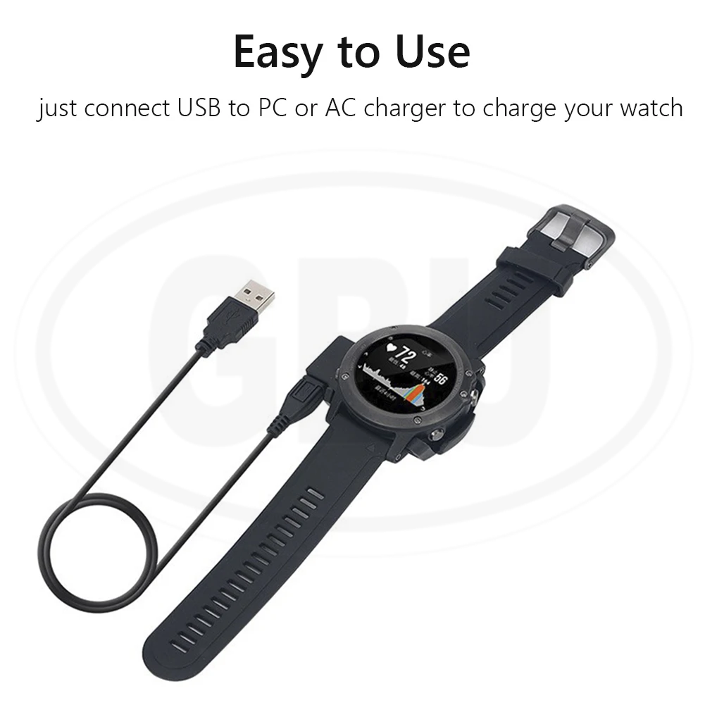 Garmin Fenix 3 / Fenix 3 HR USB Charging Clip Cable - Charger