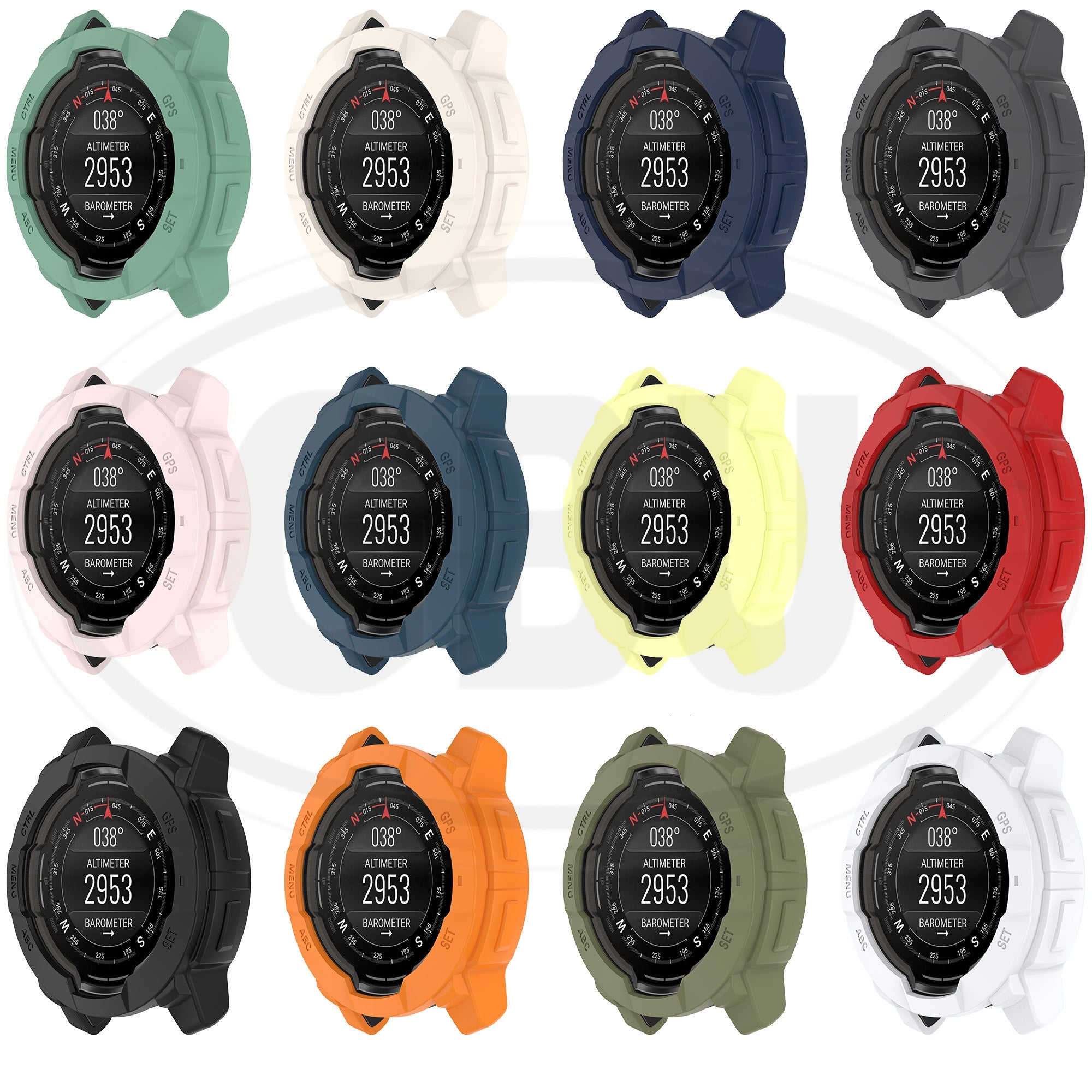Garmin Instinct 3 50mm / Instinct 3 45mm Silicone Cover Protector Case  Anti Dust Cover
